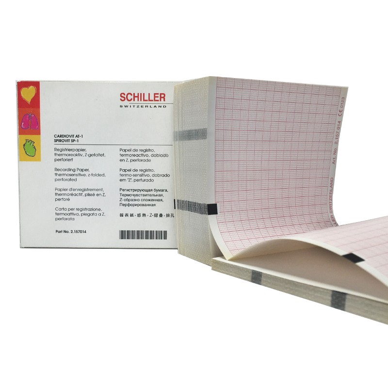 papel para electro SCHILLER AT-1 G2 Cardiovit PAQ X 10