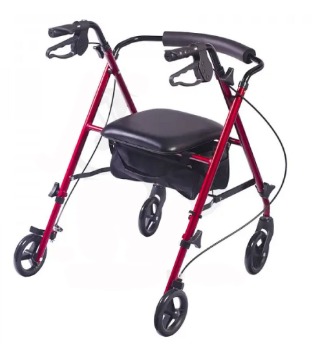 CAMINADOR CON RUEDAS Y ASIENTO AJUSTABLE KONFORT PLUS