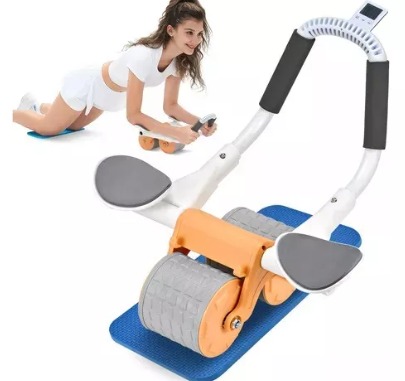 B-RUEDA ABDOMINAL DE REBOTE AUTOMATICO CON SOPORTE PARA CODOS