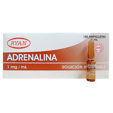 ADRENALINA X 1MG/1 ML