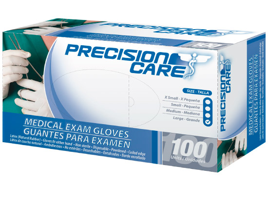 GUANTE DE LATEX PRECISION CARE T:S CX100 &quot;Bienes Exentos- Decreto 417 del 17 de marzo de 2020&quot;