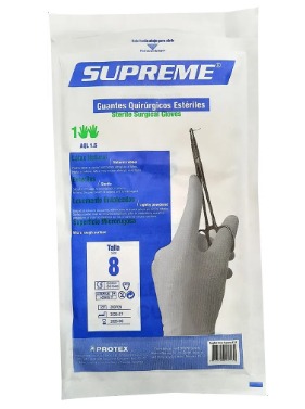 GUANTE ESTERIL SUPREME 8.0