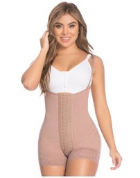 [120662XS] FAJA FAJATE ABD-CACHETERO-SENOS LIBRES BROCHES T:2XS