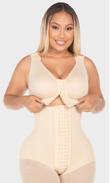 [F-00470BS] FAJA EXTRACORTA MOLDEADORA STRAPLESS BEIGE T:S M&amp;D