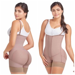 [11230XS] FAJA FAJATE ESTRAPLE-SOLO BROCHE CENTRAL-ABERTURA CON CREMALLERA-CACHETERO T:XS