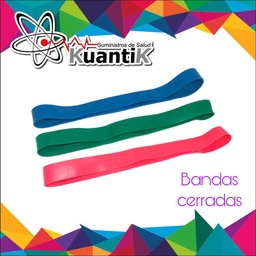 [7707299743931] BANDA ELASTICA CERRADA AZUL AP 30CM